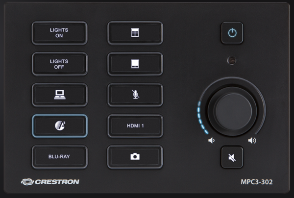 Crestron MPC3-302-B 3-Series® Media Presentation Controller front