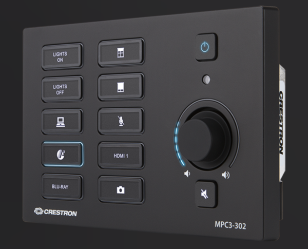 Crestron MPC3-302-B 3-Series® Media Presentation Controller angle