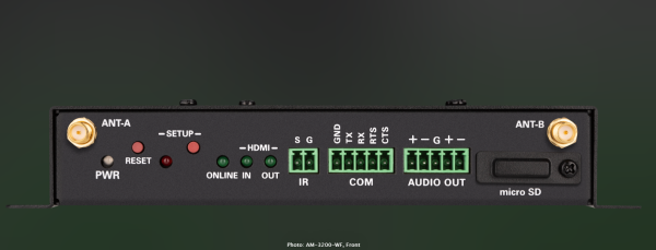 Crestron AM-3200-WF AirMedia® Receiver 3200 back