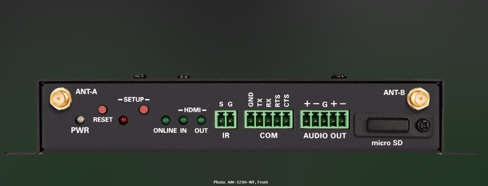 Crestron AM-3200-WF AirMedia® Receiver 3200 back