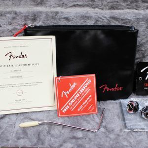 Fender American Professional II Stratocaster 2021 Miami Blue certificate of authenticity