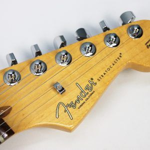 Fender American Professional II Stratocaster 2021 Miami Blue front of guitar