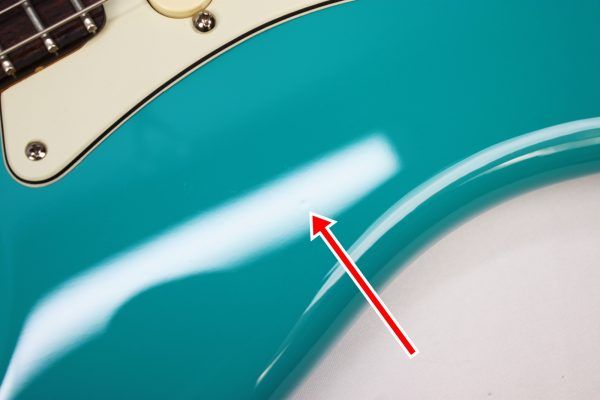 Fender American Professional II Stratocaster 2021 Miami Blue scratches