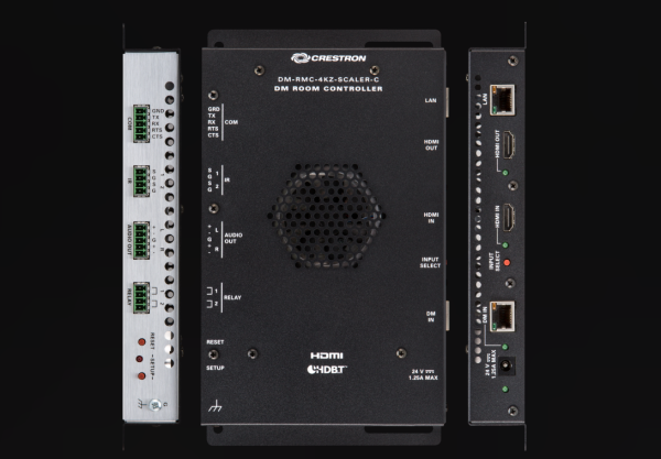 Crestron DM-RMC-4KZ-SCALER-C 4K60 4:4:4 Receiver & Scaler – Mint Open Box – Black