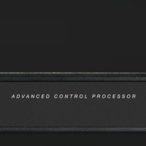 Close-up of rack-mountable metal chassis and finish