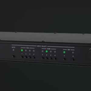 Front view of Crestron DMPS3-4K-150-C 3 Series 4K DigitalMedia Presentation System, black, MINT OPEN BOX