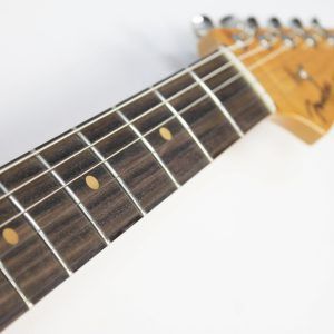 Brand new Fender Limited Edition American Vintage II ’61 Stratocaster in Fiesta Red rosewood fingerboard with clay dots