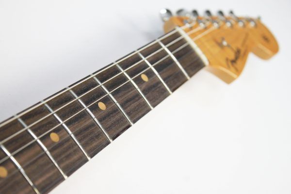 Brand new Fender Limited Edition American Vintage II ’61 Stratocaster in Fiesta Red rosewood fingerboard with clay dots