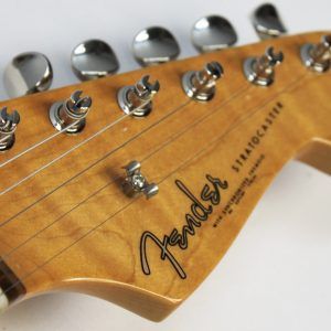 Brand new Fender Limited Edition American Vintage II ’61 Stratocaster in Fiesta Red front of headstock