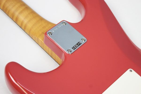 Brand new Fender Limited Edition American Vintage II ’61 Stratocaster in Fiesta Red neck plate