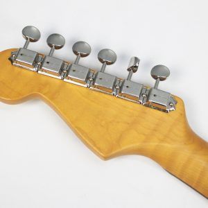 Brand new Fender Limited Edition American Vintage II ’61 Stratocaster in Fiesta Red back of headstock