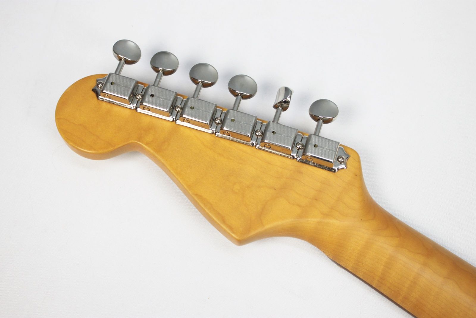 Brand new Fender Limited Edition American Vintage II ’61 Stratocaster in Fiesta Red back of headstock