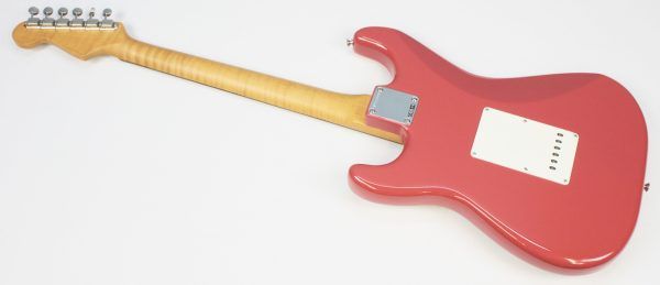 Brand new Fender Limited Edition American Vintage II ’61 Stratocaster in Fiesta Red back of entire guitar