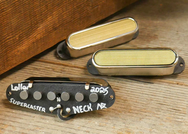 Lollar, Lollar Pickups, Super-Caster, Gold Foil pickups, Gold Mesh, Chrome, electric guitar pickups, boutique pickups, replacement pickups, single coil pickups, vintage tone, retro pickups, custom guitar parts, guitar electronics, premium pickups, handmade pickups, high output pickups, dynamic tone, articulate pickups, hum cancelling pickups, guitar upgrade, boutique guitar gear, chrome pickup covers, gold mesh pickups, surf tone, indie rock tone, studio guitar gear, aftermarket pickups, pickup set, electric guitar accessories