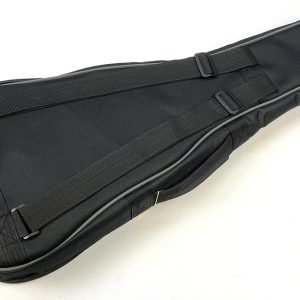 All Solid Flame Maple Cutaway Baritone Ukulele w/EQ & amp + Gig Bag - Image 15