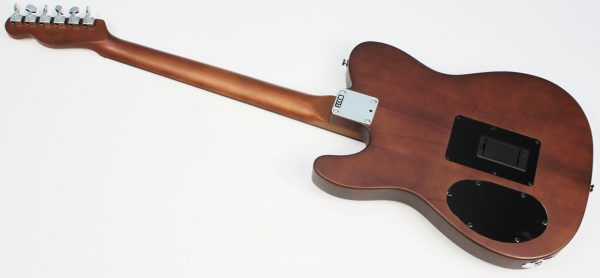 Fender Acoustasonic Standard Telecaster Honey Burst back of entire tele
