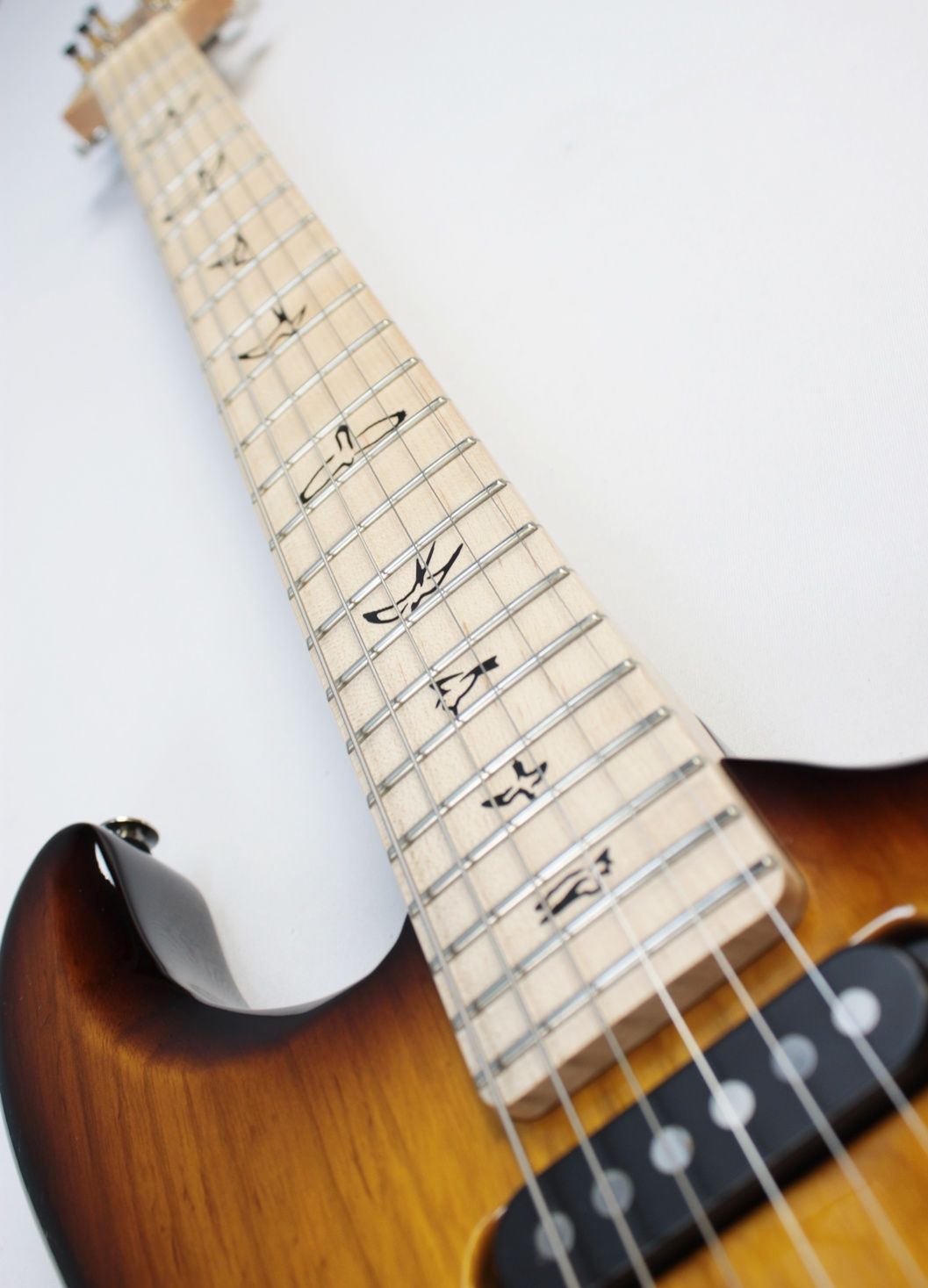 prs-fiore-2023-sunflower-electric-guitar-neck-front