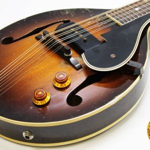 Gibson EM-150 Mandolin, Gibson EM-150, Gibson Electric Mandolin, Vintage Gibson Mandolin, Gibson P90 Mandolin, Original P-90 Pickup, Late 1940s Gibson, Early 1950s Gibson, 1940s Electric Mandolin, 1950s Electric Mandolin, Vintage Electric Mandolin, Sunburst Mandolin, Gibson Sunburst, USA Made Gibson, Kalamazoo Gibson, Collectible Gibson, Vintage String Instrument, P90 Tone, Upgraded Gibson Mandolin, Player Grade Vintage Gibson, Rare Gibson Mandolin, Blues Mandolin, Folk Mandolin, Americana Instrument, Electric Folk Instrument, Vintage Music Gear, Original Gibson Pickup, Classic Gibson, Vintage Mandolin for Sale, Blues Angel Music