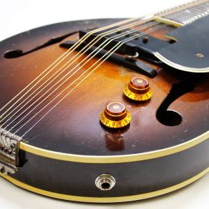 Gibson EM-150 Mandolin, Gibson EM-150, Gibson Electric Mandolin, Vintage Gibson Mandolin, Gibson P90 Mandolin, Original P-90 Pickup, Late 1940s Gibson, Early 1950s Gibson, 1940s Electric Mandolin, 1950s Electric Mandolin, Vintage Electric Mandolin, Sunburst Mandolin, Gibson Sunburst, USA Made Gibson, Kalamazoo Gibson, Collectible Gibson, Vintage String Instrument, P90 Tone, Upgraded Gibson Mandolin, Player Grade Vintage Gibson, Rare Gibson Mandolin, Blues Mandolin, Folk Mandolin, Americana Instrument, Electric Folk Instrument, Vintage Music Gear, Original Gibson Pickup, Classic Gibson, Vintage Mandolin for Sale, Blues Angel Music