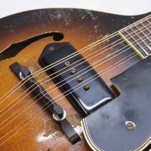 Gibson EM-150 Mandolin, Gibson EM-150, Gibson Electric Mandolin, Vintage Gibson Mandolin, Gibson P90 Mandolin, Original P-90 Pickup, Late 1940s Gibson, Early 1950s Gibson, 1940s Electric Mandolin, 1950s Electric Mandolin, Vintage Electric Mandolin, Sunburst Mandolin, Gibson Sunburst, USA Made Gibson, Kalamazoo Gibson, Collectible Gibson, Vintage String Instrument, P90 Tone, Upgraded Gibson Mandolin, Player Grade Vintage Gibson, Rare Gibson Mandolin, Blues Mandolin, Folk Mandolin, Americana Instrument, Electric Folk Instrument, Vintage Music Gear, Original Gibson Pickup, Classic Gibson, Vintage Mandolin for Sale, Blues Angel Music