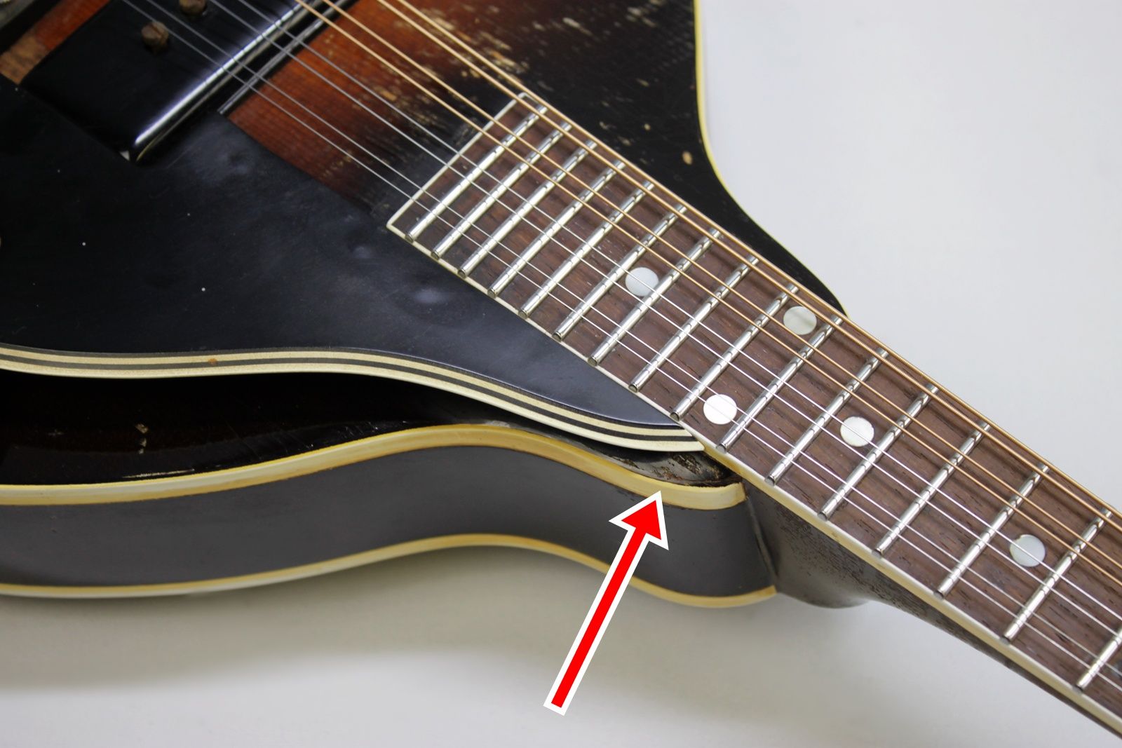 Gibson EM-150 Mandolin, Gibson EM-150, Gibson Electric Mandolin, Vintage Gibson Mandolin, Gibson P90 Mandolin, Original P-90 Pickup, Late 1940s Gibson, Early 1950s Gibson, 1940s Electric Mandolin, 1950s Electric Mandolin, Vintage Electric Mandolin, Sunburst Mandolin, Gibson Sunburst, USA Made Gibson, Kalamazoo Gibson, Collectible Gibson, Vintage String Instrument, P90 Tone, Upgraded Gibson Mandolin, Player Grade Vintage Gibson, Rare Gibson Mandolin, Blues Mandolin, Folk Mandolin, Americana Instrument, Electric Folk Instrument, Vintage Music Gear, Original Gibson Pickup, Classic Gibson, Vintage Mandolin for Sale, Blues Angel Music