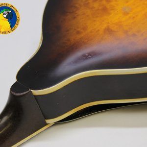 Gibson EM-150 Mandolin, Gibson EM-150, Gibson Electric Mandolin, Vintage Gibson Mandolin, Gibson P90 Mandolin, Original P-90 Pickup, Late 1940s Gibson, Early 1950s Gibson, 1940s Electric Mandolin, 1950s Electric Mandolin, Vintage Electric Mandolin, Sunburst Mandolin, Gibson Sunburst, USA Made Gibson, Kalamazoo Gibson, Collectible Gibson, Vintage String Instrument, P90 Tone, Upgraded Gibson Mandolin, Player Grade Vintage Gibson, Rare Gibson Mandolin, Blues Mandolin, Folk Mandolin, Americana Instrument, Electric Folk Instrument, Vintage Music Gear, Original Gibson Pickup, Classic Gibson, Vintage Mandolin for Sale, Blues Angel Music