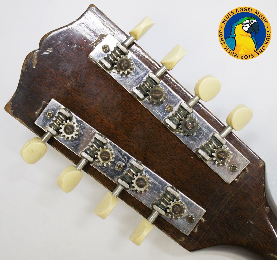 Gibson EM-150 Mandolin, Gibson EM-150, Gibson Electric Mandolin, Vintage Gibson Mandolin, Gibson P90 Mandolin, Original P-90 Pickup, Late 1940s Gibson, Early 1950s Gibson, 1940s Electric Mandolin, 1950s Electric Mandolin, Vintage Electric Mandolin, Sunburst Mandolin, Gibson Sunburst, USA Made Gibson, Kalamazoo Gibson, Collectible Gibson, Vintage String Instrument, P90 Tone, Upgraded Gibson Mandolin, Player Grade Vintage Gibson, Rare Gibson Mandolin, Blues Mandolin, Folk Mandolin, Americana Instrument, Electric Folk Instrument, Vintage Music Gear, Original Gibson Pickup, Classic Gibson, Vintage Mandolin for Sale, Blues Angel Music