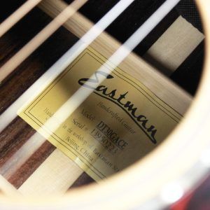 Eastman DT30GACE Acoustic Electric Guitar Natural Finish Double Cutaway USED - Image 4