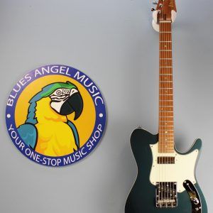 Ibanez AZS2209-ATQ Prestige Electric Guitar – Front view in Antique Turquoise