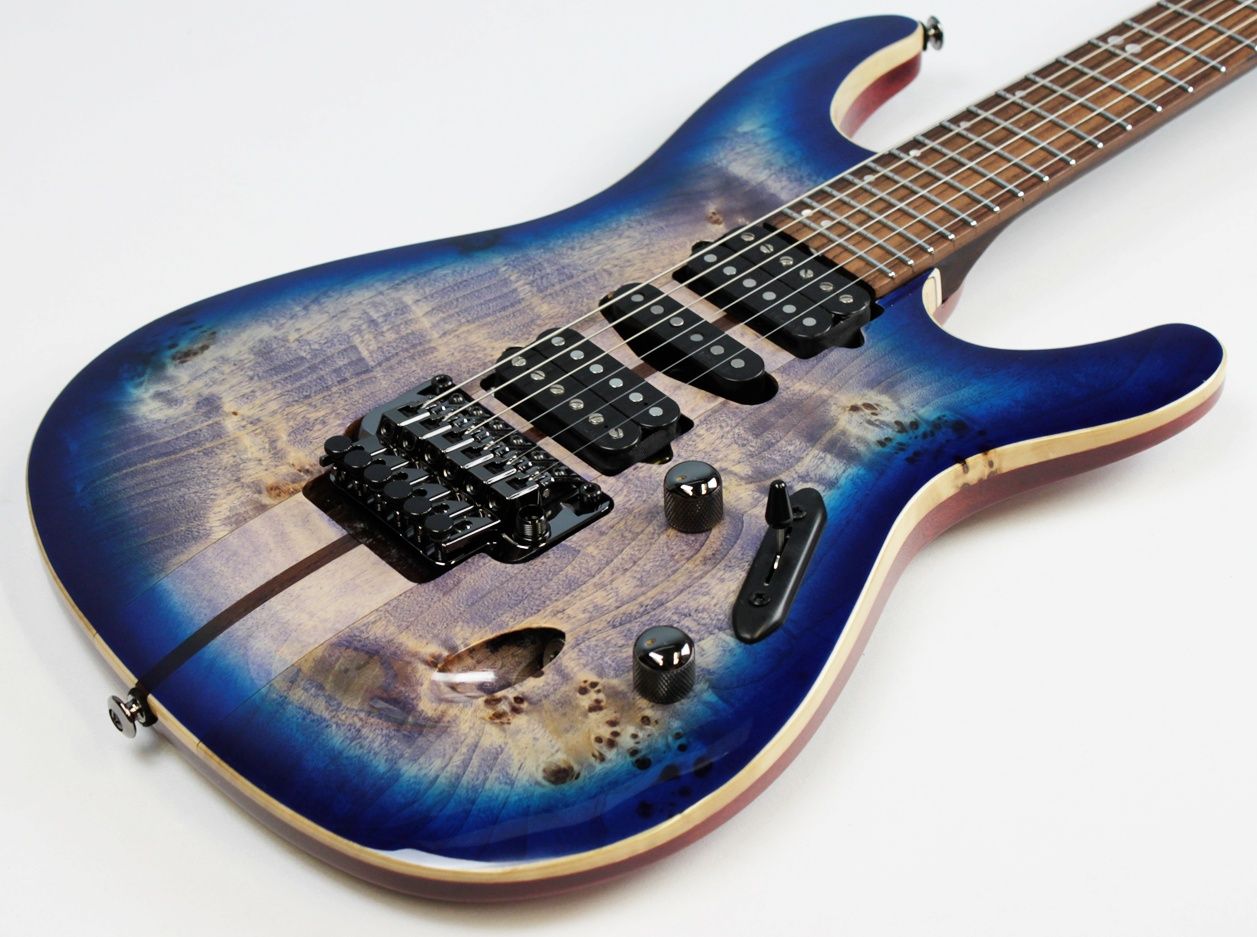 IMG_8502 Ibanez S1070PBZ-CLB multi-wood top close-up