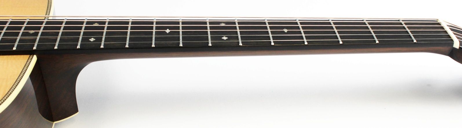 Bourgeois OM Touchstone Series Vintage side of neck 2