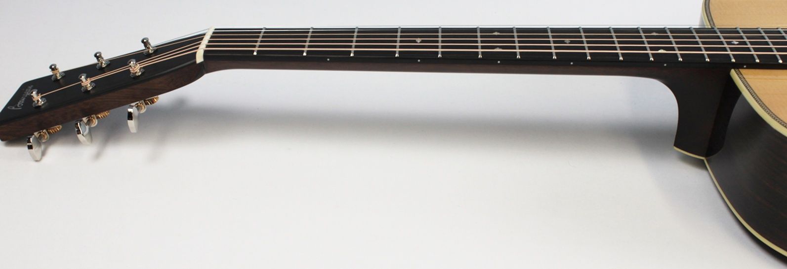 Bourgeois OM Touchstone Series Vintage side of neck