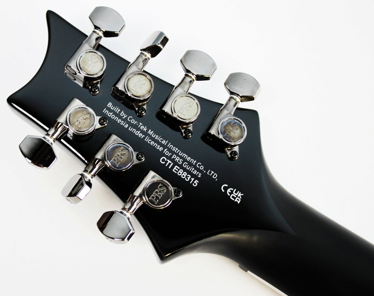 IMG_8790 PRS SE Mark Holcomb 7-String SVN Electric Guitar – Holcomb Burst Back of headstock