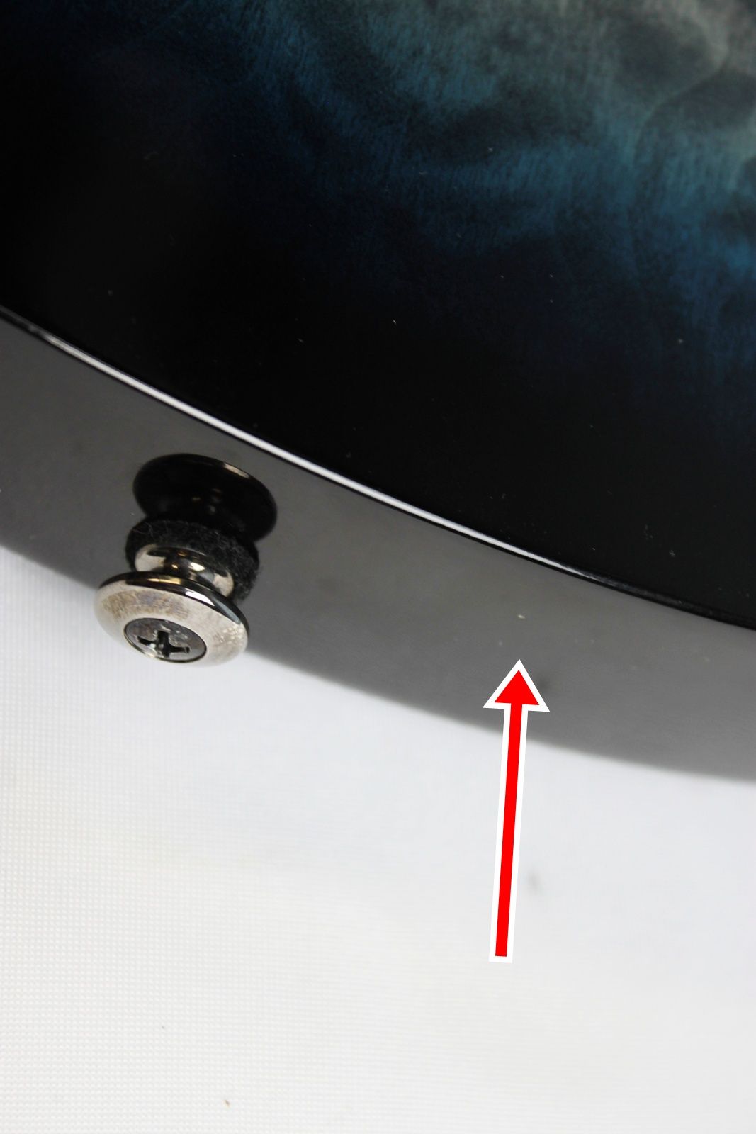 IMG_8821 PRS SE Mark Holcomb 7-String SVN Electric Guitar – Holcomb Burst Front blem