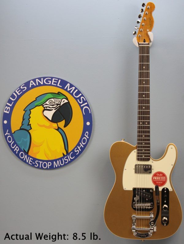 Squier Classic Vibe '60s Telecaster Custom SH Bigsby 2025 - Present - Aztec Gold MAIN PHOTO with jojo logo
