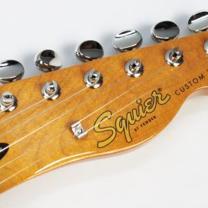 Squier Classic Vibe '60s Telecaster Custom SH Bigsby 2025 - Present - Aztec Gold front of headstock