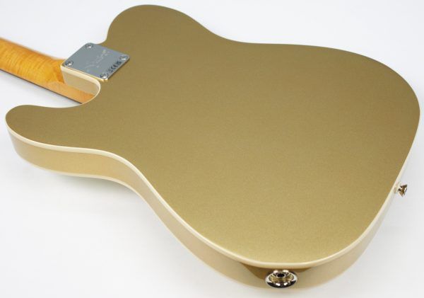 Squier Classic Vibe '60s Telecaster Custom SH Bigsby 2025 - Present - Aztec Gold back of body angled