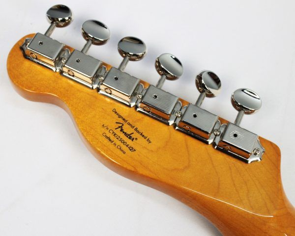 Squier Classic Vibe '60s Telecaster Custom SH Bigsby 2025 - Present - Aztec Gold front of headstock