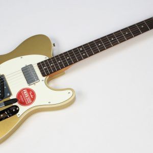Squier Classic Vibe '60s Telecaster Custom SH Bigsby 2025 - Present - Aztec Gold front of body tilted