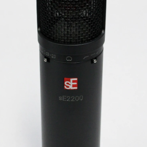 sE2200 microphone close-up of grille and capsule