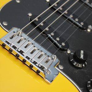Fender Player II Modified Stratocaster Sunshine Yellow strat style bridge tremolo system