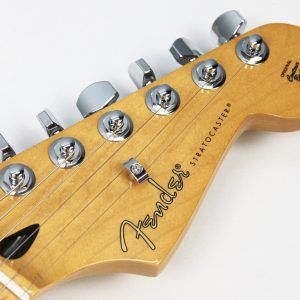 Fender Player II Modified Stratocaster Sunshine Yellow front of headstock