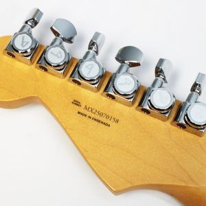 Fender Player II Modified Stratocaster Sunshine Yellow back of headstock