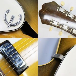 1966 Epiphone Sorrento - E452T - Hollowbody Archtop - Royal Olive Burst blems