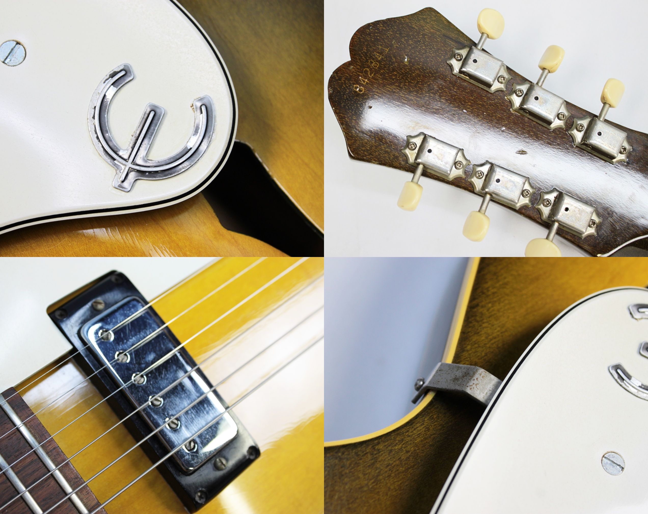 1966 Epiphone Sorrento - E452T - Hollowbody Archtop - Royal Olive Burst blems