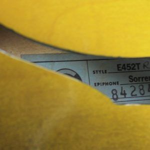 1966 Epiphone Sorrento - E452T - Hollowbody Archtop - Royal Olive Burst serial number