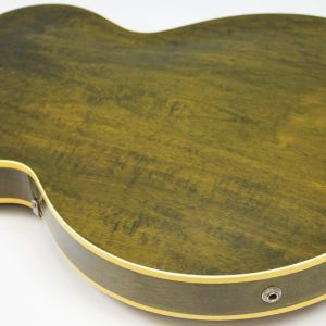 1966 Epiphone Sorrento - E452T - Hollowbody Archtop - Royal Olive Burst back of body angled