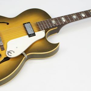 1966 Epiphone Sorrento - E452T - Hollowbody Archtop - Royal Olive Burst front of the whole guitar