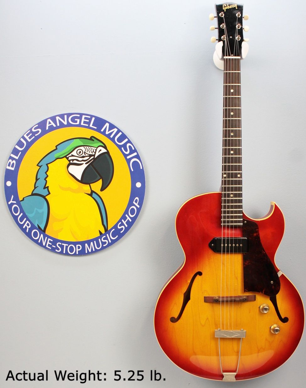 Gibson ES-125C 1965 - Cherry Sunburst with jojo logo & actual weight