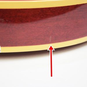 Gibson ES-125C 1965 - Cherry Sunburst blem by binding
